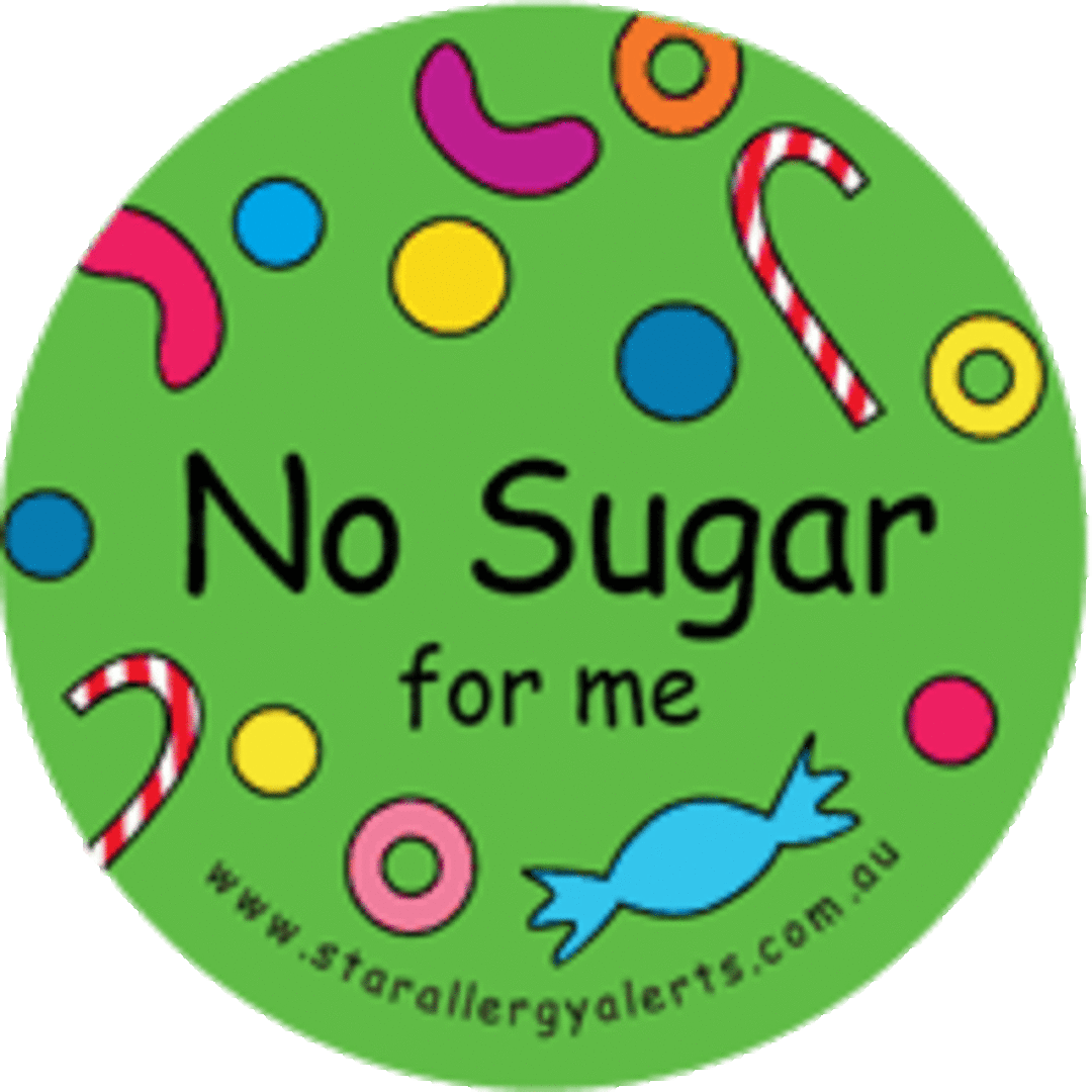 No Sugar For Me Badge Pack image 0